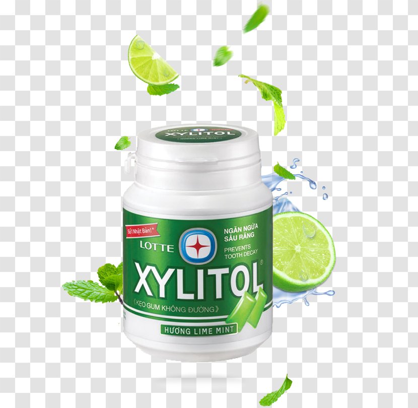 Chewing Gum Xylitol Candy Kracie Tooth Care 9 Sheets Lotte - Mint - Julep Blueberry Transparent PNG