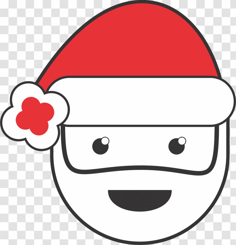 Santa Claus Christmas Clip Art - Face Transparent PNG