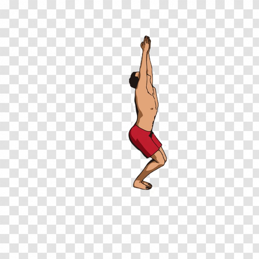 Yoga Designer Physical Exercise Illustration - Arm - Men's Transparent PNG