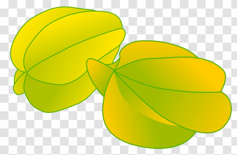 Carambola Fruit Clip Art - Leaf - June Transparent PNG