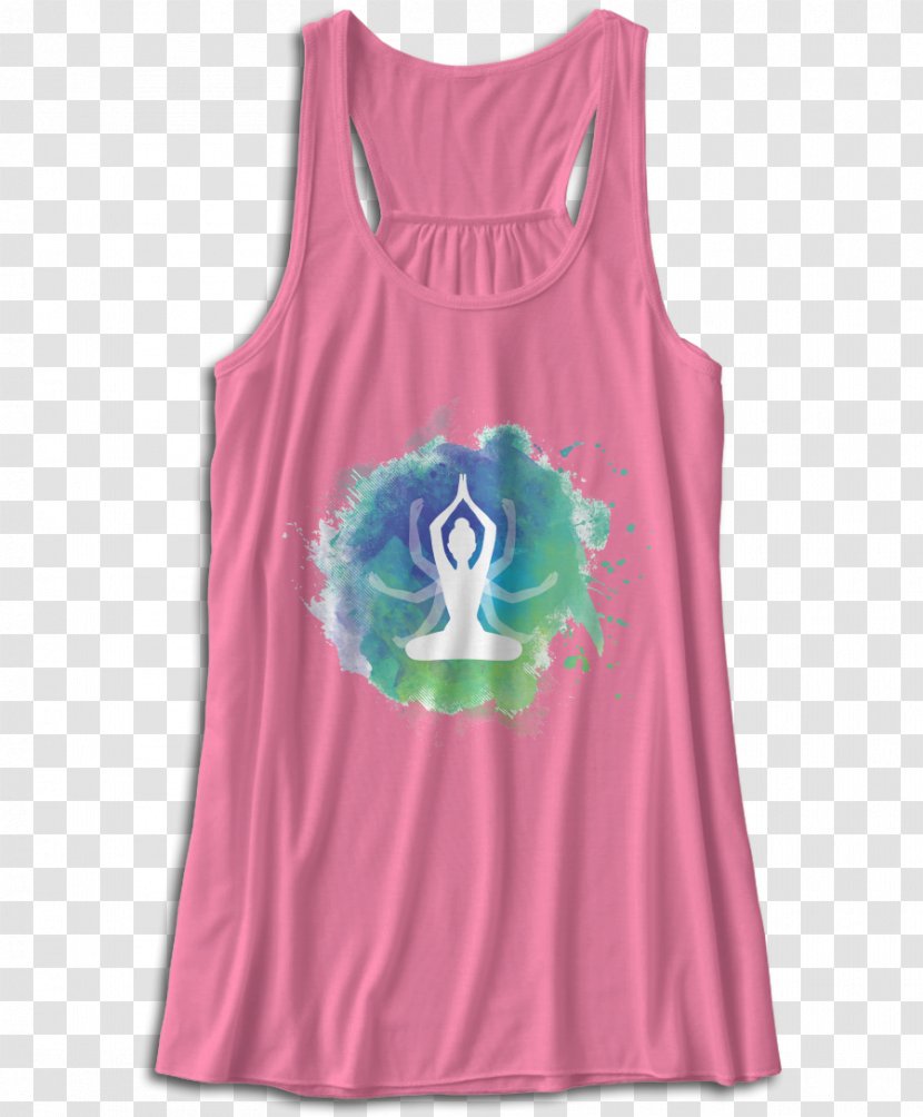 T-shirt Clothing Sleeveless Shirt Kansas City Royals Calavera - T - Watercolor Yoga Figure Transparent PNG