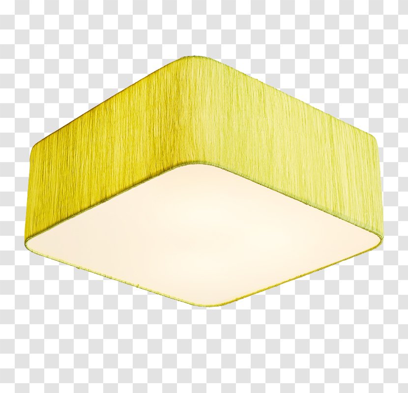 Rectangle Yellow - Light Fixture - Square Ceiling Lamp Transparent PNG