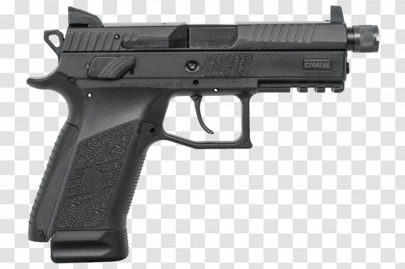 Firearm 9×19mm Parabellum Trigger Handgun Pistol - Frame Transparent PNG