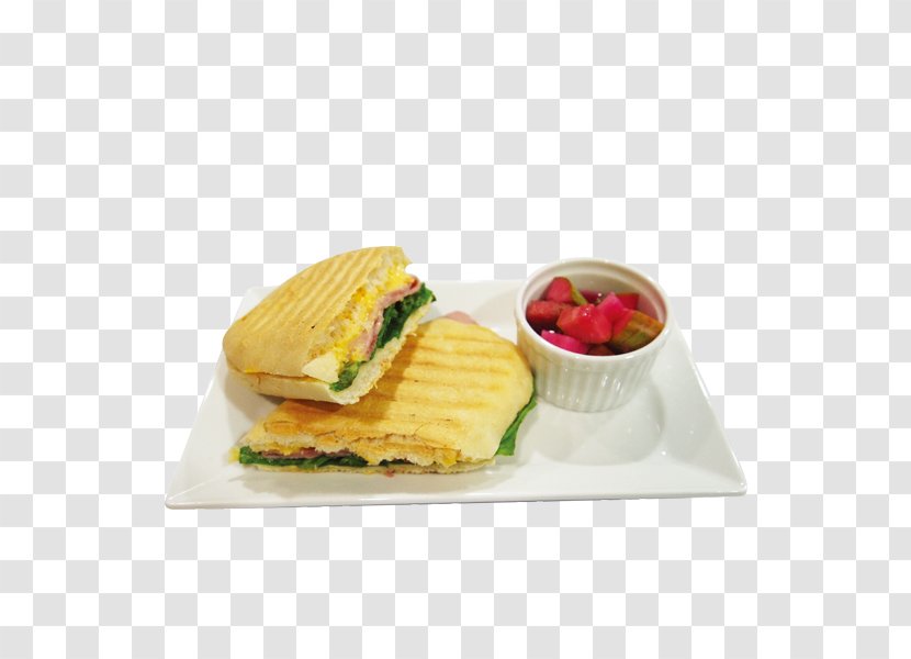 Breakfast Sandwich Fast Food Toast Junk Vegetarian Cuisine Transparent PNG