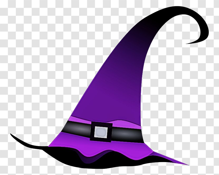 Purple Witch Hat Headgear Costume Accessory - Sail Transparent PNG