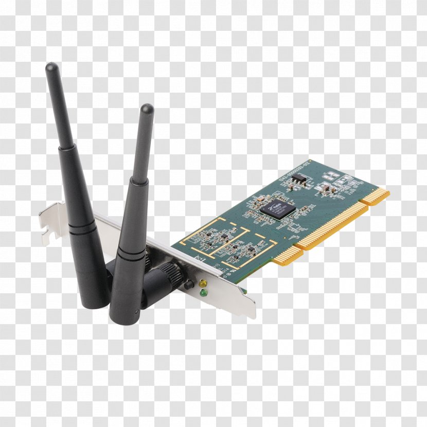 Wireless LAN Conventional PCI Wi-Fi Network Interface Controller - Lan - Electronics Transparent PNG