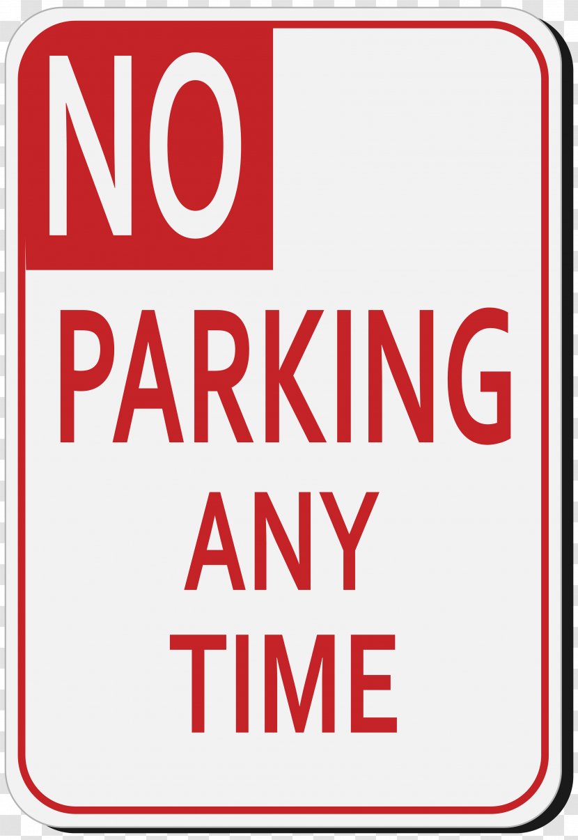 United States Parking Car Park Traffic Sign - Rectangle Transparent PNG