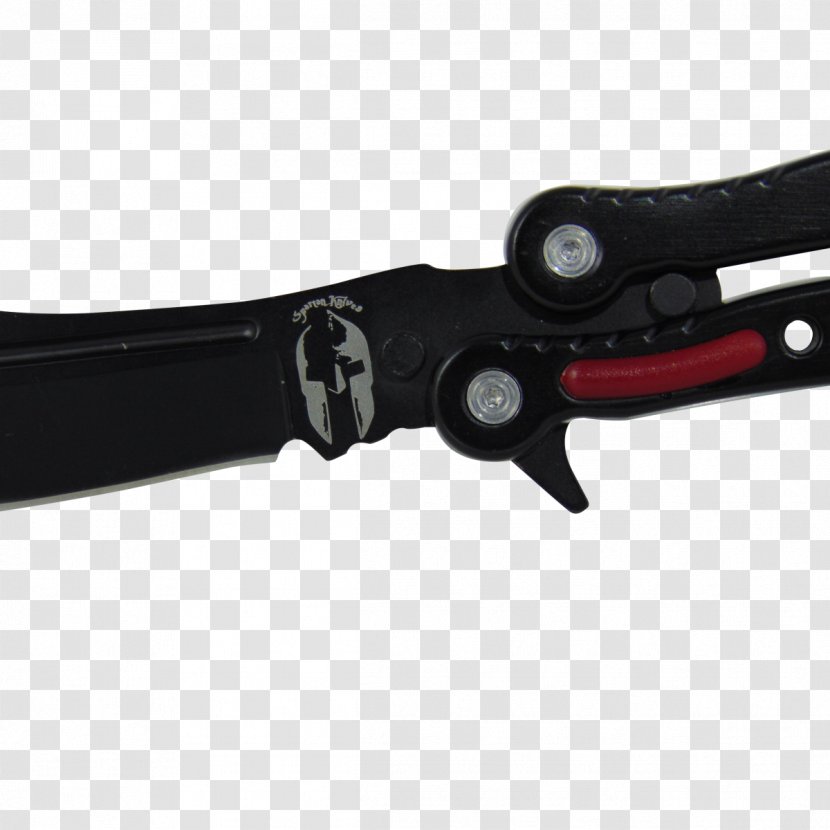 Butterfly Knife Blade 440C Pocketknife - Faded Transparent PNG