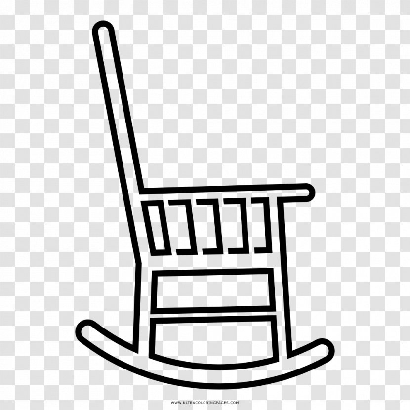 Rocking Chairs Drawing Coloring Book - Chair Transparent PNG
