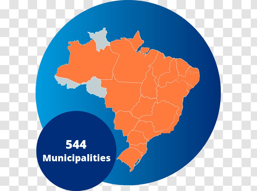 Regions Of Brazil World Map Flag - Mapa Polityczna Transparent PNG