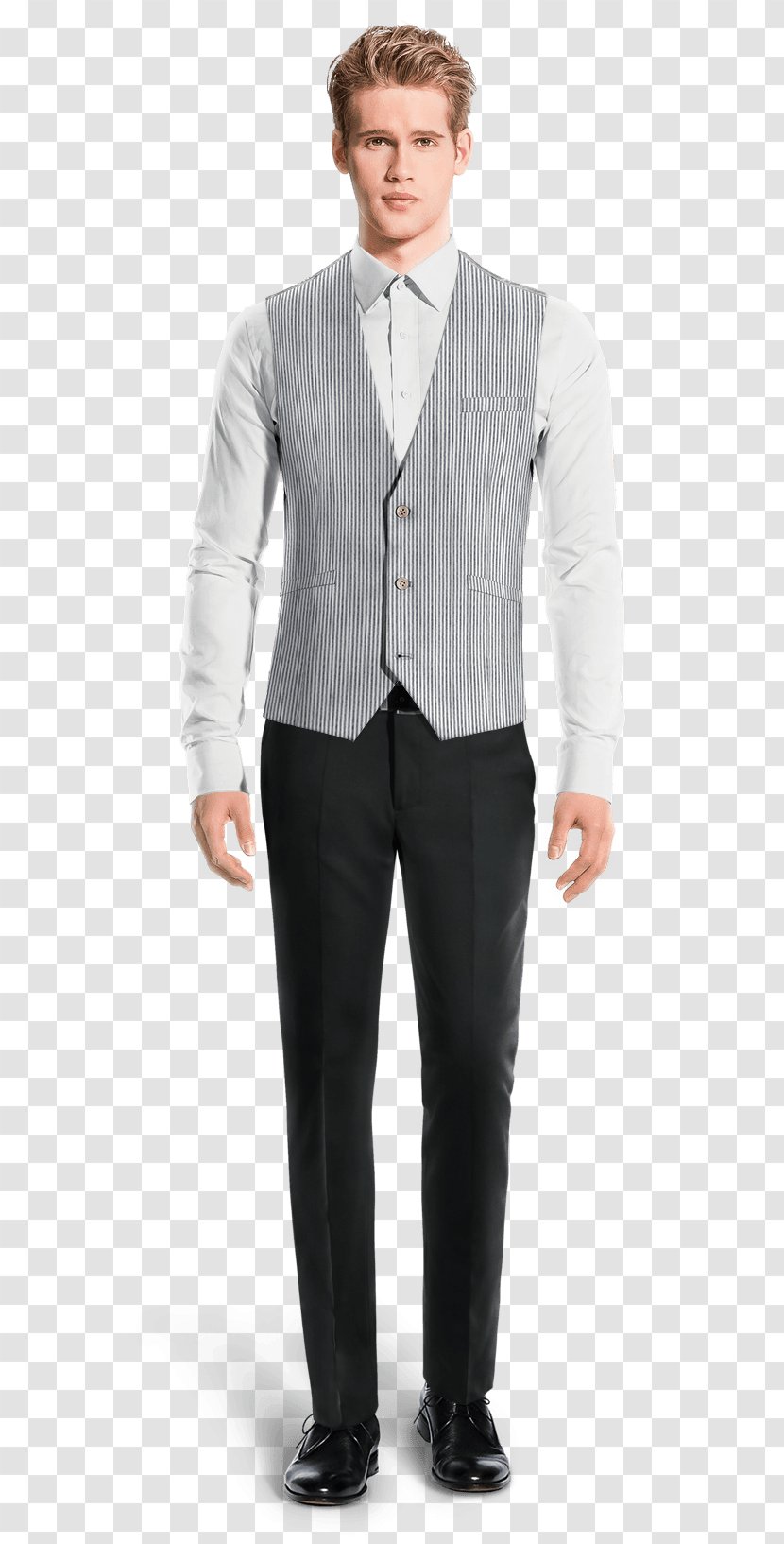 Suit Tweed Pants Wool Chino Cloth - Tuxedo Transparent PNG