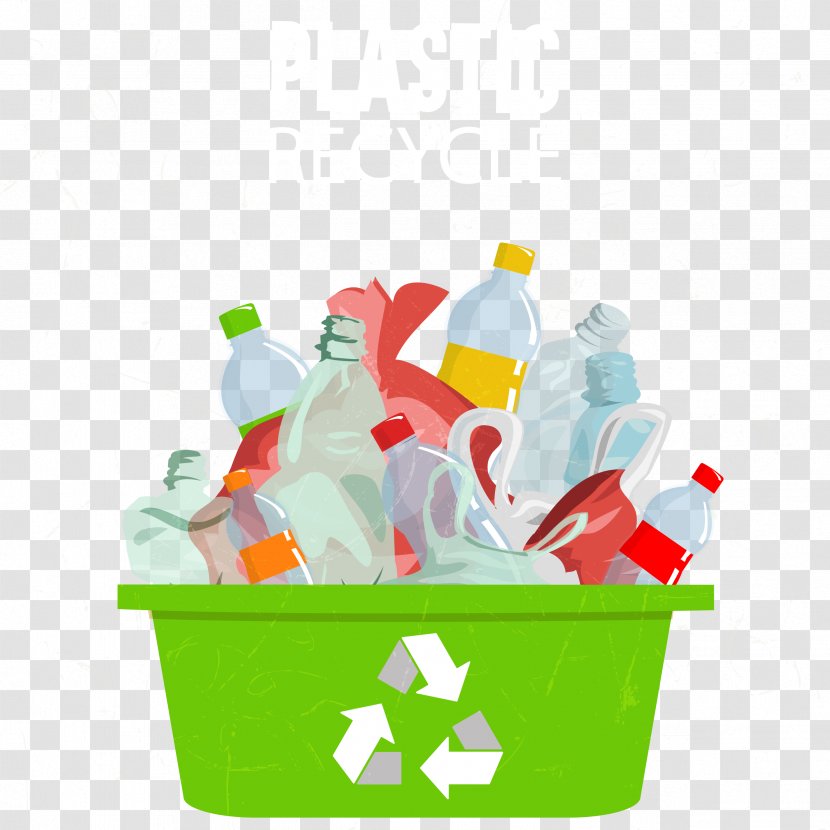 Plastic Recycling Symbol Waste Container - Environment - Recycle Environmental Protection Garbage Can Transparent PNG