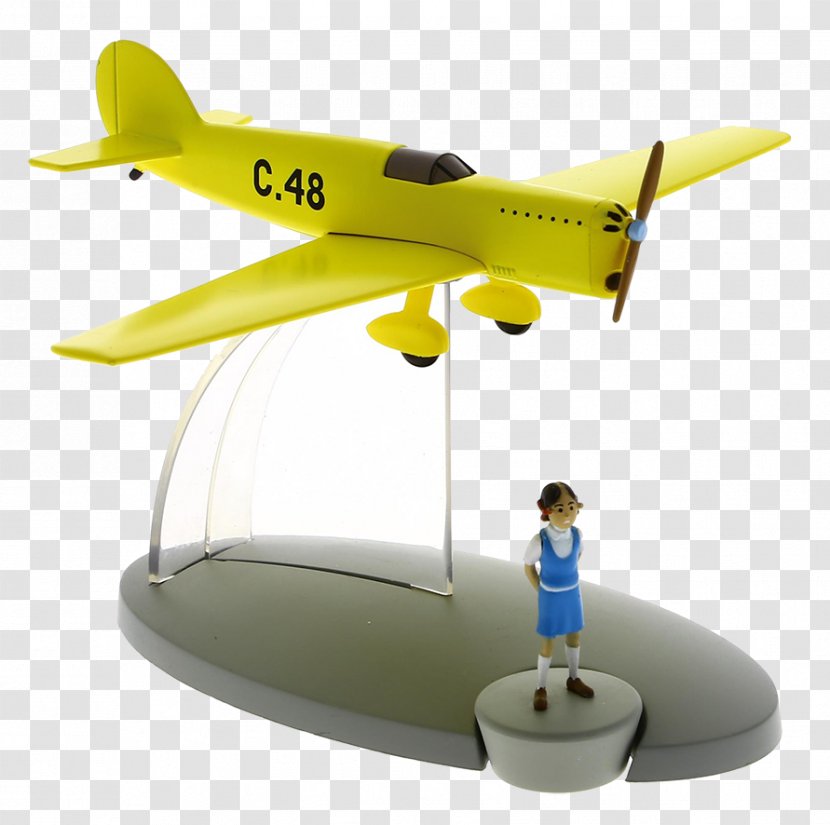 King Ottokar's Sceptre Airplane Tintin In The Congo Land Of Soviets Shooting Star - Radio Controlled Aircraft - Pump Transparent PNG