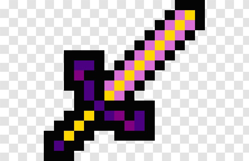 ThinkGeek Minecraft Next Generation Diamond Sword Foam Video Game - Symmetry Transparent PNG