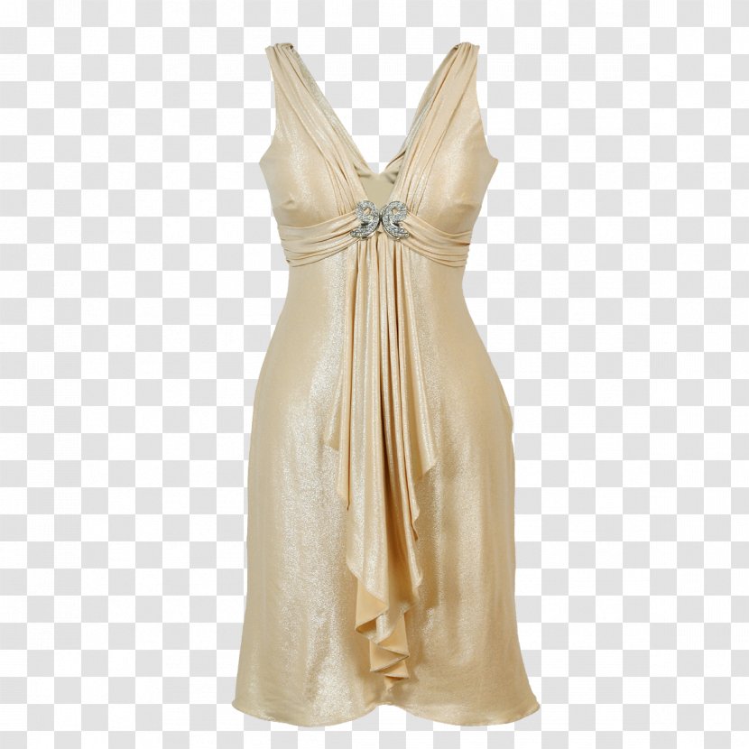 Dress Woman Designer - Gown - Women's Gold Evening Group Transparent PNG