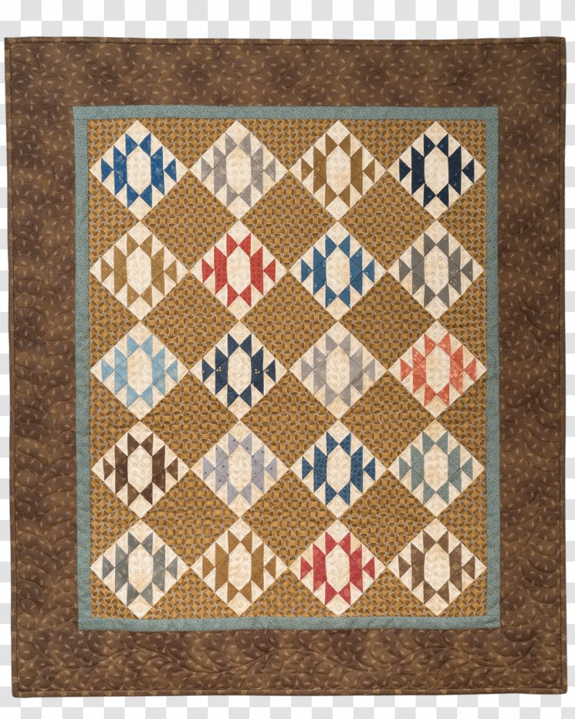 Textile Civil War Legacies: Quilt Patterns For Reproduction Fabrics Quilting Pattern - Petticoat Transparent PNG