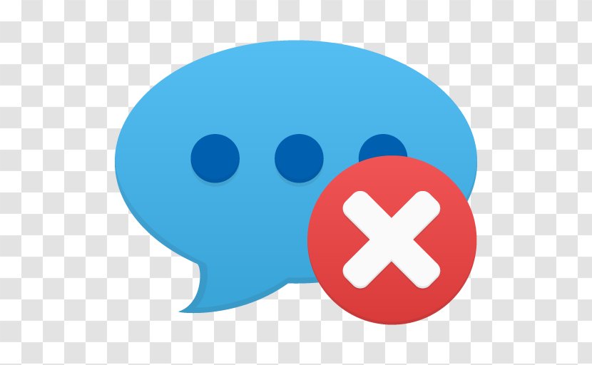 Electric Blue Symbol Circle - Comment Delete Transparent PNG