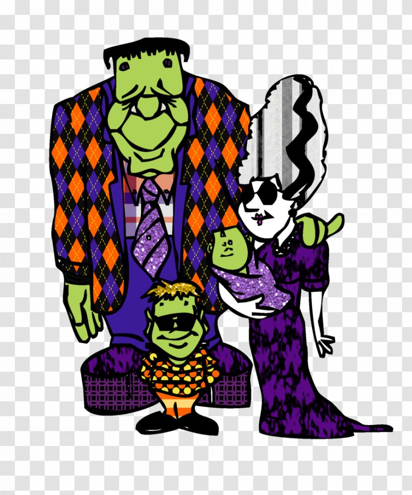 Frankensteins Monster Dracula Clip Art - Drawing - Wb Cliparts Transparent PNG