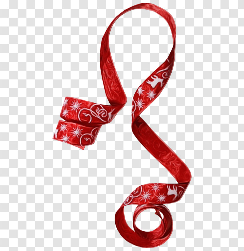 Red Ribbon Hair Accessory Hair Tie Costume Accessory Transparent PNG