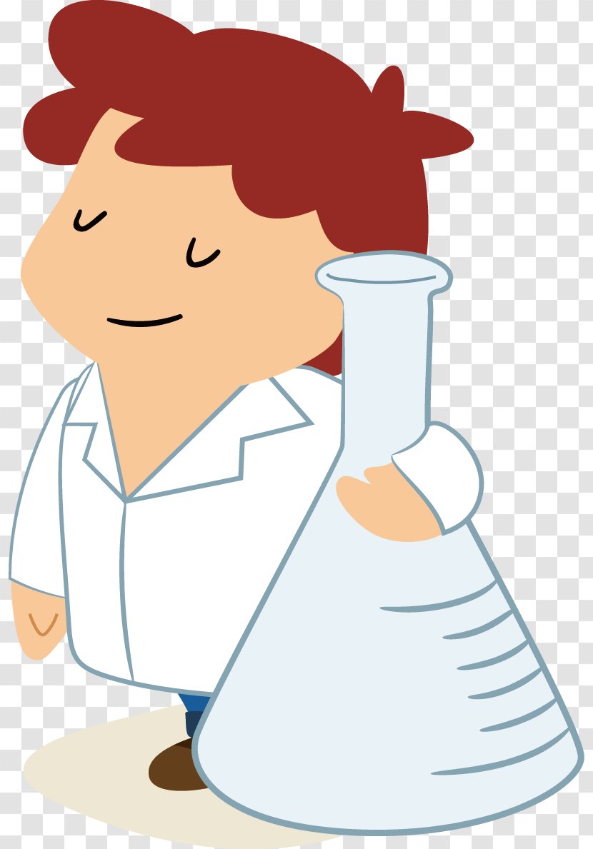 Cartoon Scientist Science - Chemical Element - The Transparent PNG