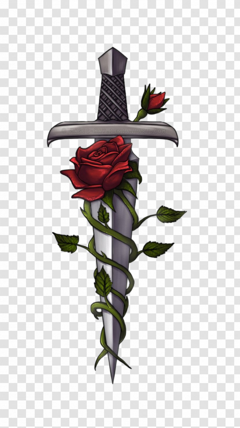 Old School Rose - Body Piercing - Symbol Carmine Transparent PNG