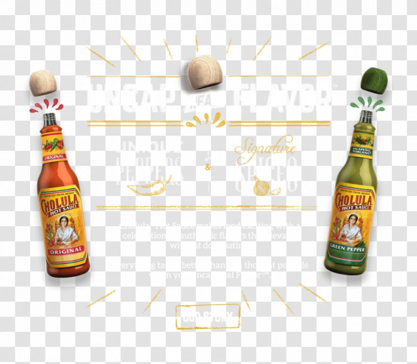 Liqueur Cholula Hot Sauce Barbecue - Wood Label Transparent PNG