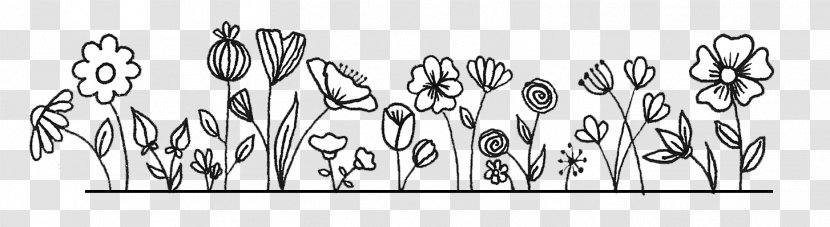 Doodle Drawing Illustration Floral Design Bouquet Of Flowers - Tree - Art Transparent PNG
