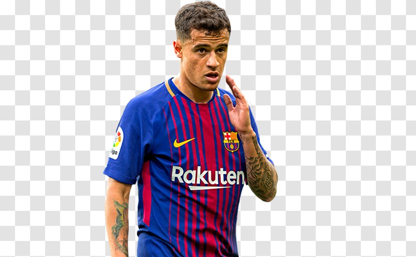 Philippe Coutinho FIFA 18 Brazil National Football Team Jersey FC Barcelona - Sleeve - Fc Transparent PNG