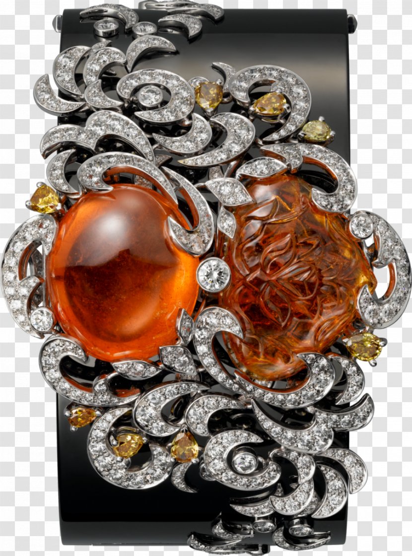 Cartier Gemstone Jewellery Earring Watch - Jewelry Designer - Model Transparent PNG