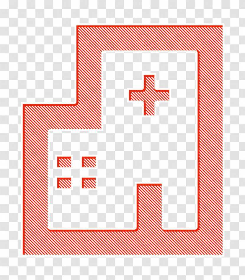 Red Cross Icon - American - Rectangle Logo Transparent PNG