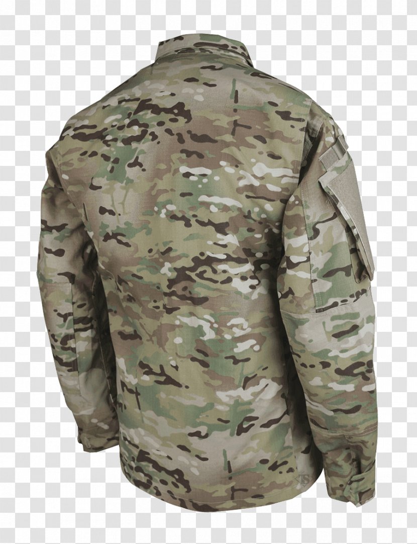 Military Camouflage Army Combat Uniform Clothing Ripstop - Button Transparent PNG