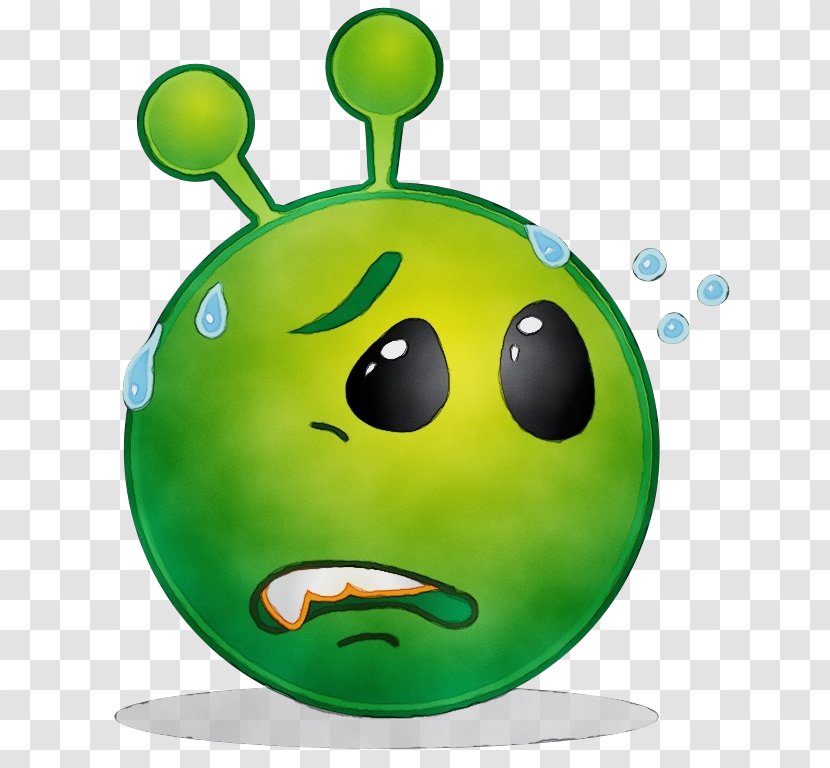 Alien Emoji - Aliens - Plant Happy Transparent PNG