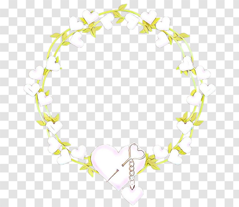 Yellow Body Jewellery Line Meter - Heart Transparent PNG