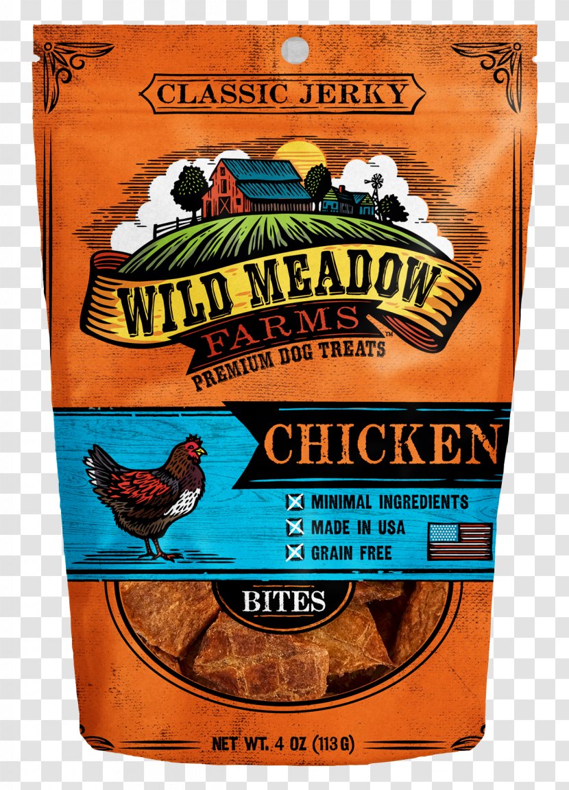 Jerky Wild Meadow, West Virginia Chicken Dog Bison - Bites Transparent PNG