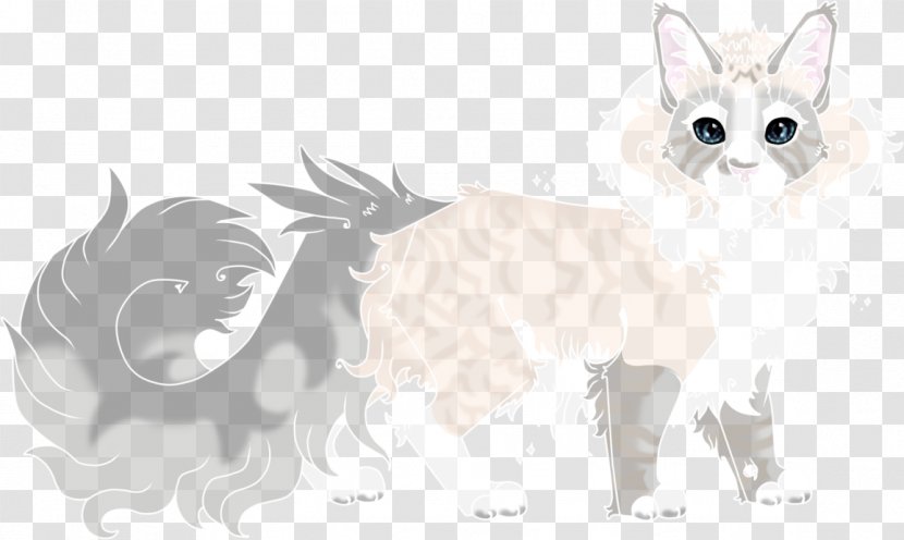 Whiskers Cat Drawing Mammal Line Art - Heart - Spirited Away Transparent PNG