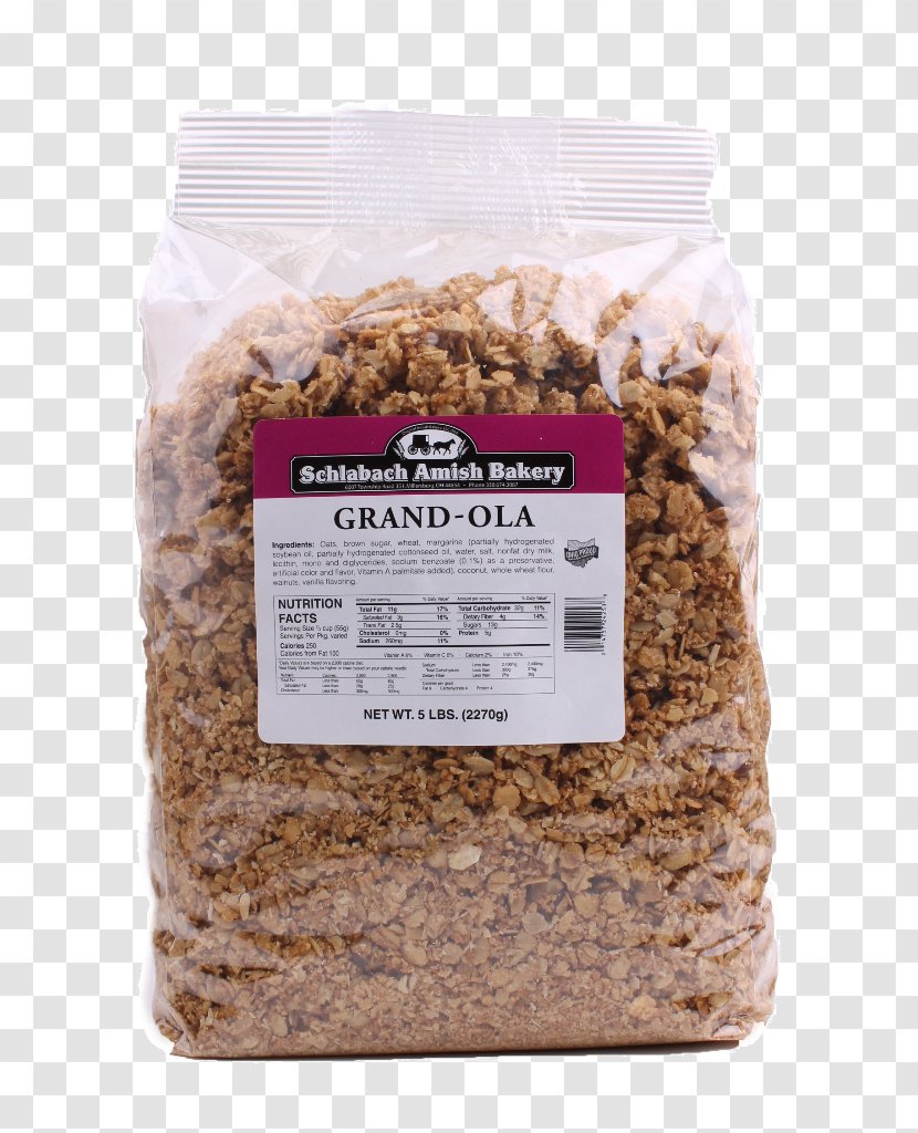 Muesli Breakfast Cereal Granola Food - Flavor - Brown Sugar Candied Walnuts Transparent PNG