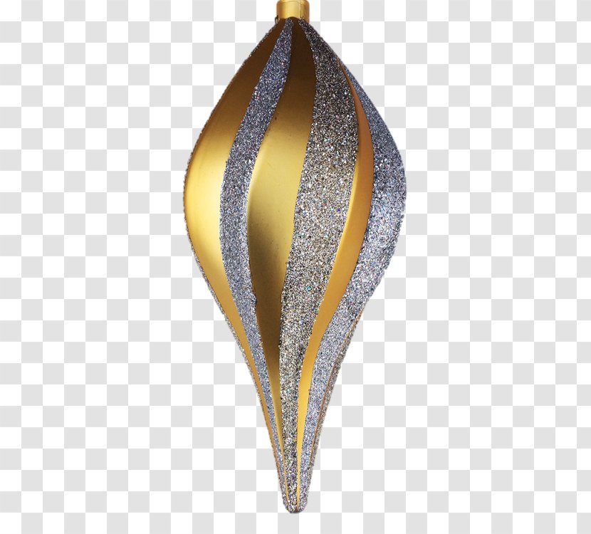 Silver Gold Confetti Glitter Christmas Ornament Transparent PNG
