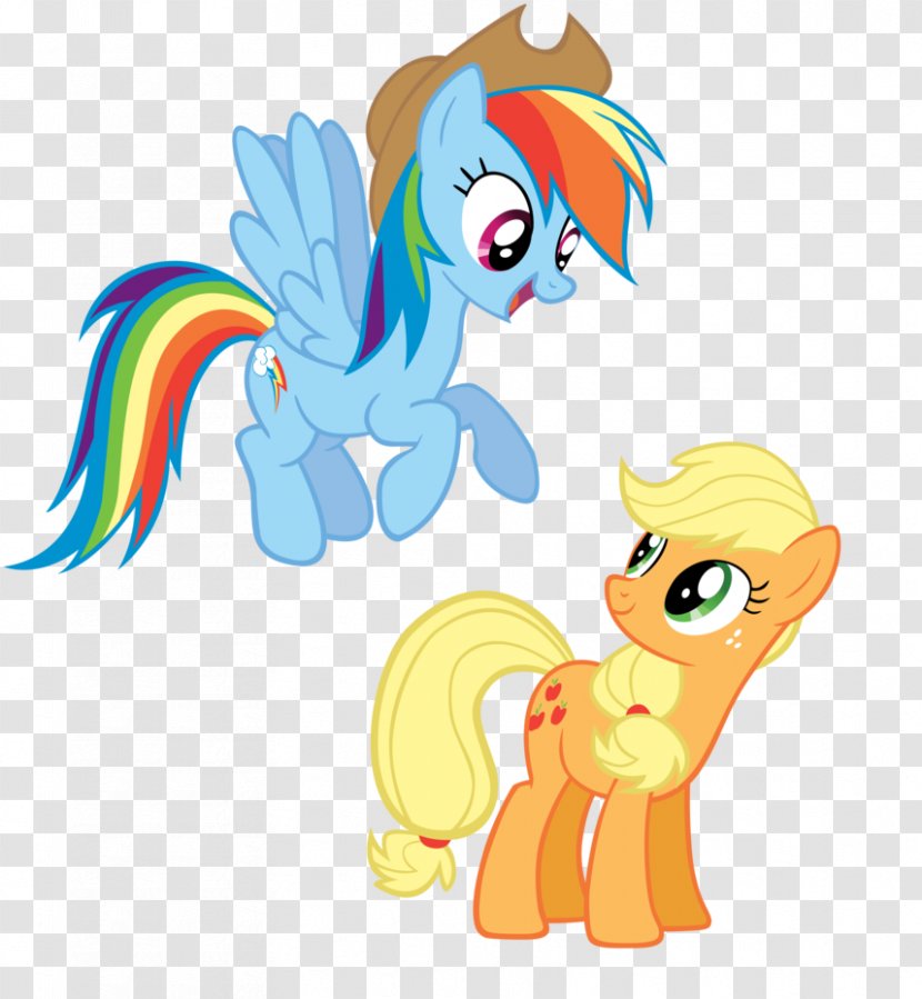 Rainbow Dash Applejack Pinkie Pie Rarity Twilight Sparkle - Vertebrate - Apple Cliparts Transparent PNG