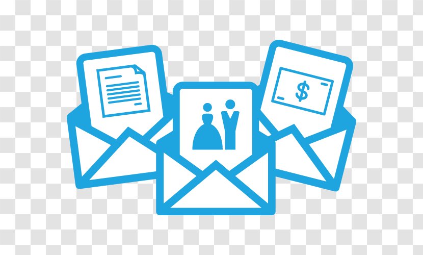 Email Text Messaging - Signage - Enveloper Front Transparent PNG