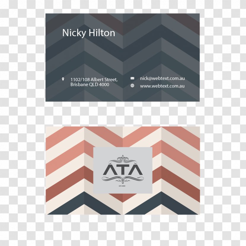 Paper Business Card Design Visiting - Standard Size - Creative Transparent PNG