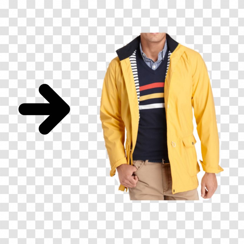 Jacket Raincoat Izod Lacoste - Yellow Transparent PNG