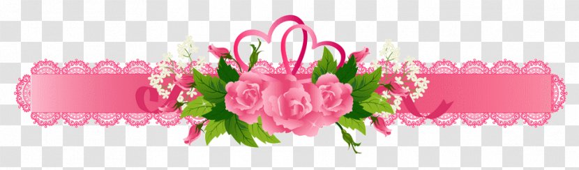 Pink Ribbon Clip Art - Floral Design Transparent PNG