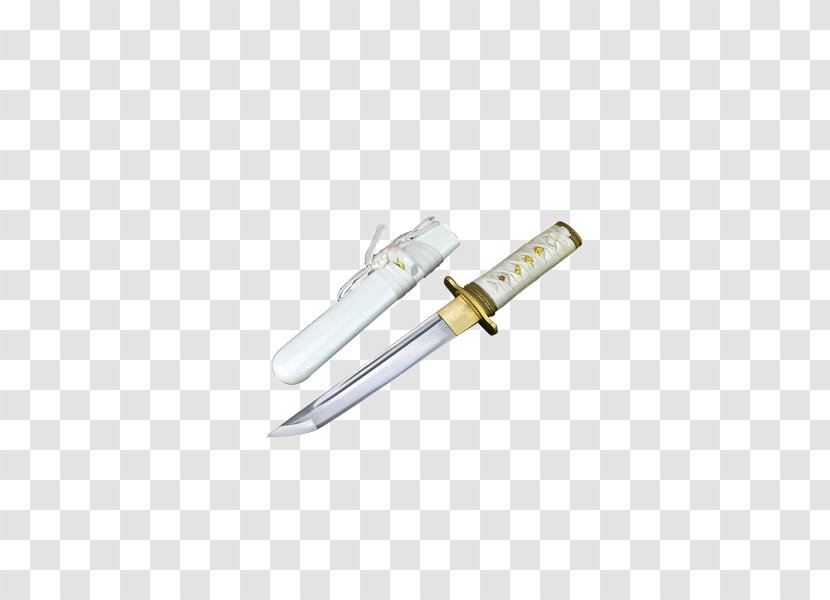 Knife Steel Sword Tang - Weapon - Pattern Copper Brake Means Small Magic Plain White Version Samurai Transparent PNG