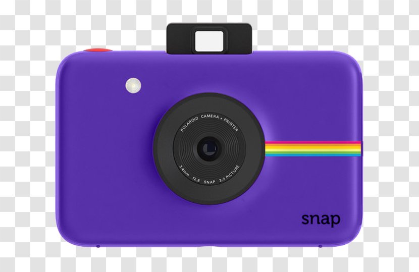 Polaroid Snap Instant 10.0 MP Compact Digital Camera - Cameras Optics - Purple CameraPink With 10 MegapixelsCamera Transparent PNG