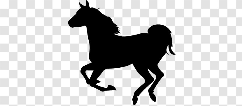 Horse Gallop Silhouette Sticker Phonograph Record Transparent PNG
