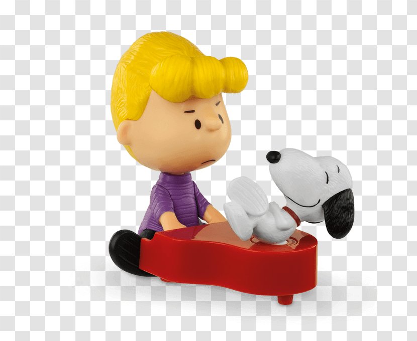 Snoopy Schroeder Charlie Brown Sally Frieda - Figurine - Woodstock Transparent PNG