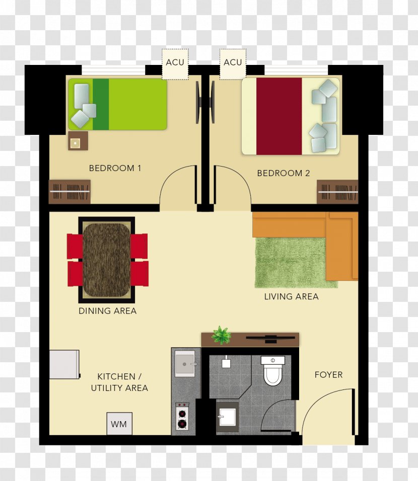 ELEMENTS ECO-EFFICIENT RESIDENCES Shaw Boulevard Floor Plan Price - Alt Attribute - Bed Element Transparent PNG