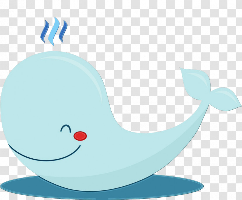 Cartoon Whale Cetacea Blue Whale Transparent PNG