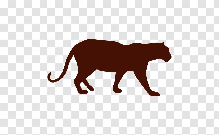 Panther Cat Cougar Lion - Silhouette Transparent PNG
