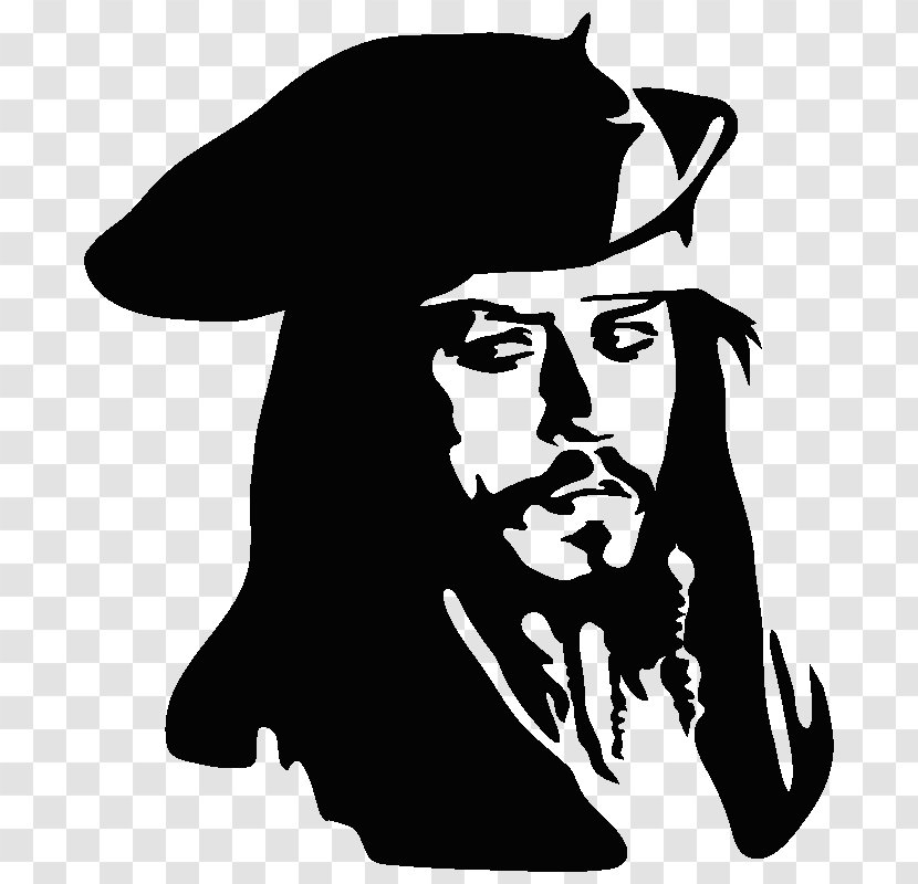 Jack Sparrow Wall Decal Sticker Drawing - Johnny Deep Transparent PNG